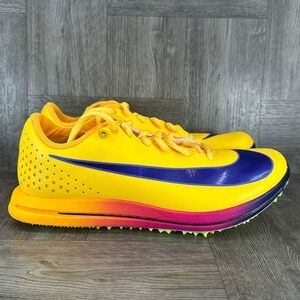 Nike Triple Jump Elite 3 Mens‎ 8.5 Yellow Track Field Spikes NEW HV6425-800
